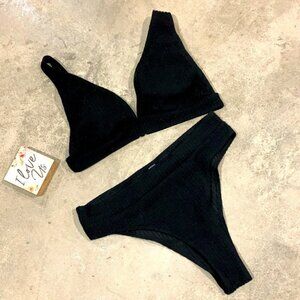SHEIN Black Bikini